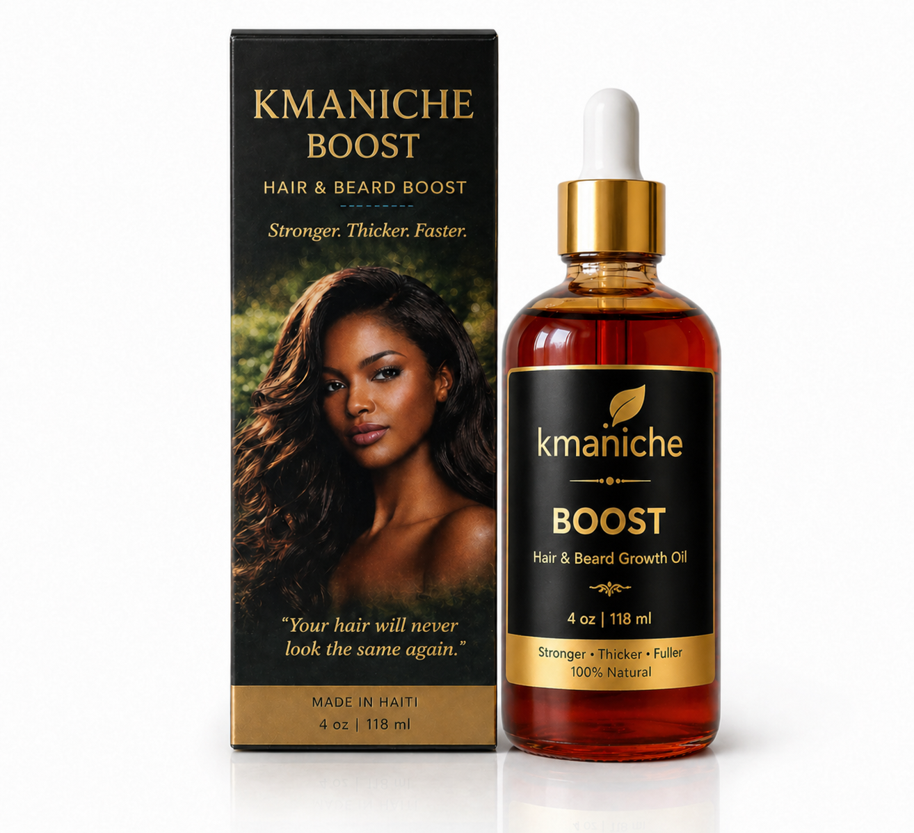 KMANICHE BOOST™  Inspired by Haitian Hair Care Traditions