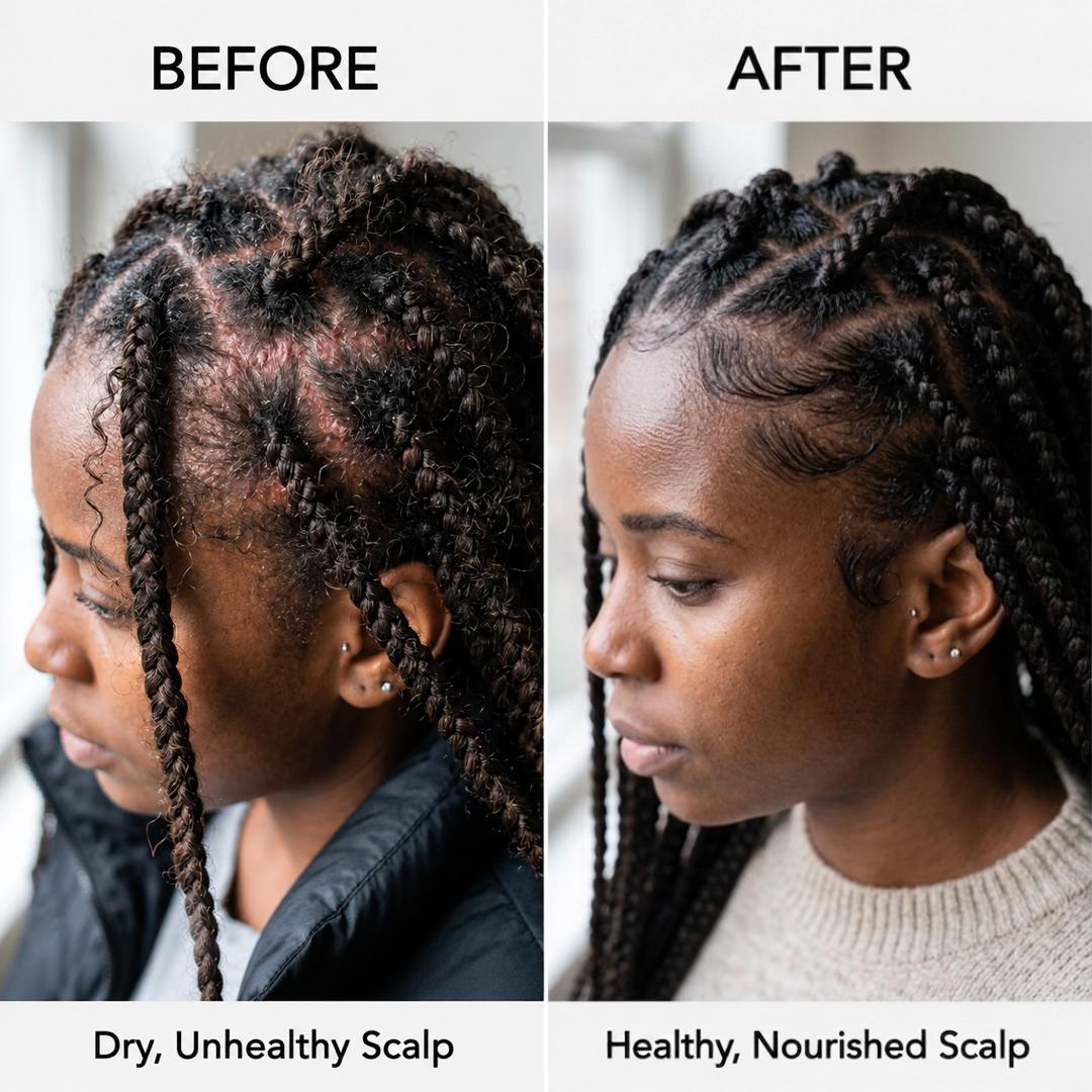 Dry scalp results with BOOST