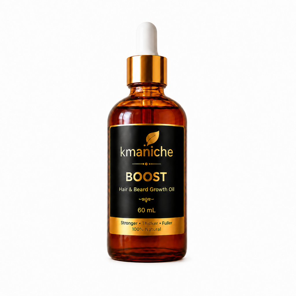Kmaniche Aceite Potenciador de Crecimiento para Cabello y Barba